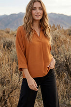 Shirt - Collared Solid 3/4