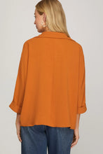 Shirt - Collared Solid 3/4
