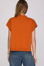 Shirt -Pumpkin Color Sweater