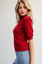 Shirt - Short Sleeve Solid Sweater