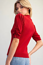 Shirt - Short Sleeve Solid Sweater