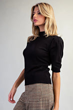 Shirt - Short Sleeve Solid Sweater