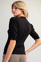 Shirt - Short Sleeve Solid Sweater