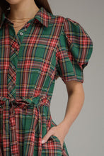 Dress - Green Plaid