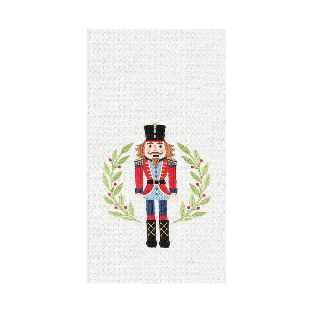 Nutcracker Wreath Towel
