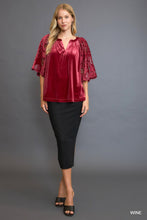 Shirt - Wine Velvet