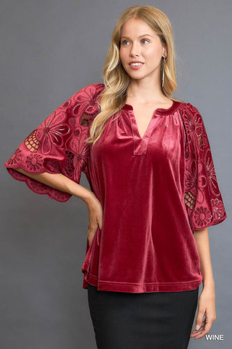 Shirt - Wine Velvet