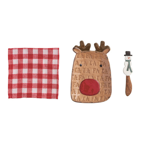 Reindeer Plate