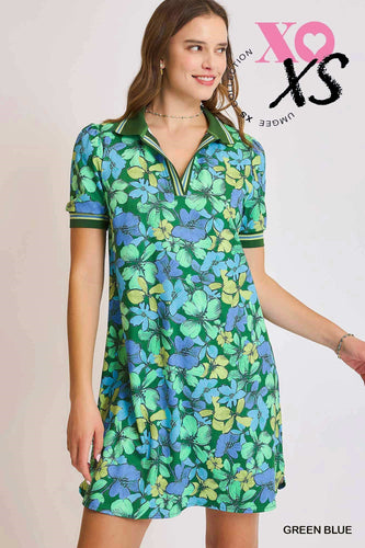 Dress - Floral Polo