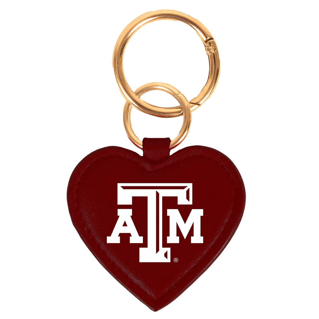 Texas A&M Aggies Heart Bag Charm/ Key Ring