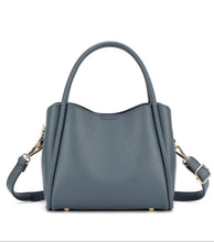 94646 Clara 3 Compartment Satchel/Crossbody Bag: Silver