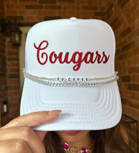 Cougars Trucker Hat: Red/White