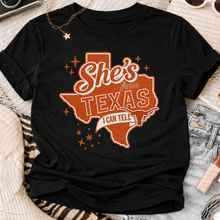 She's From Texas Tee- Longhorn: White / Small