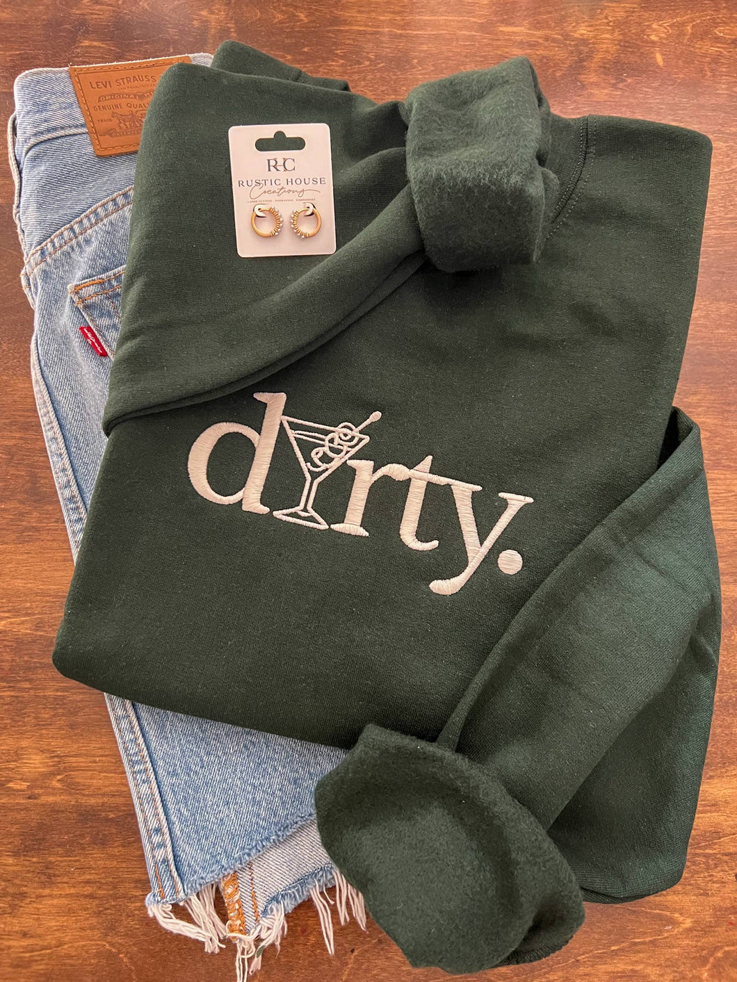 Dirty Martini Embroidered Sweatshirt