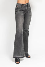 MR Tummy Control Washed Gray Release Hem Flare: Gry / 11(30)