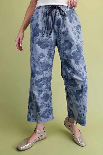 Pant - Demin Floral