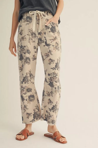 Pant  - Floral Barrel
