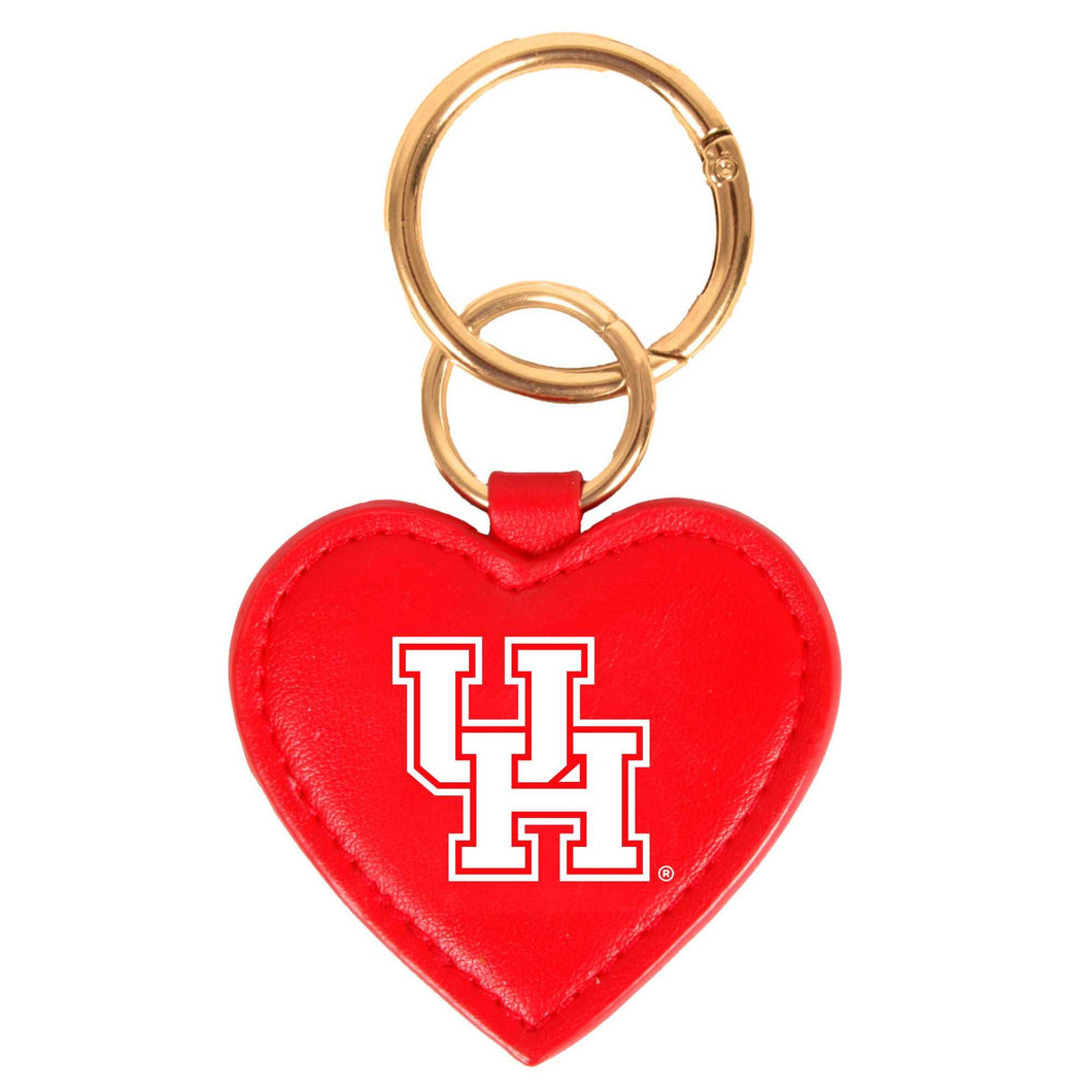 University of Houston Heart Purse Charm/Key Ring