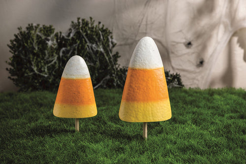 Halloween Candy Corn Stake Set