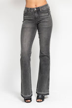 MR Tummy Control Washed Gray Release Hem Flare: Gry / 7(28)