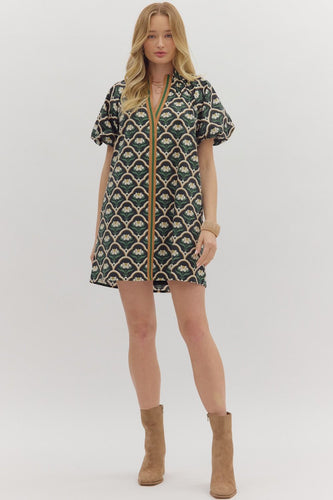 Dress - Botanical Black