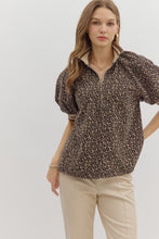 Shirt - Leopard Zip