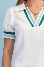 Shirt - textured VNeck