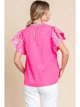 Shirt - Pink Ruffle