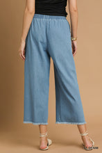 Pant - Washed Denim with Fringe Hem